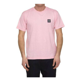 Stone Island: Розовая футболка 