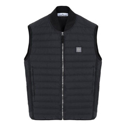 Stone Island: Чёрный жилет  Loom