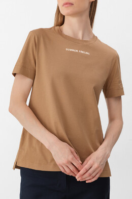 Max Mara: Хлопковая футболка 