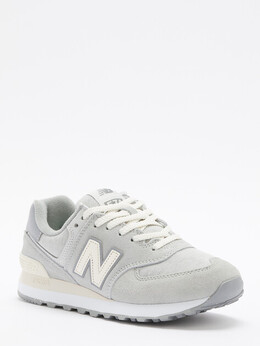 New Balance: Светлые кроссовки 