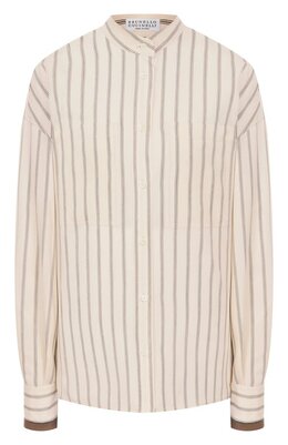 Brunello Cucinelli: Рубашка из вискозы 