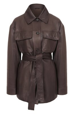 Brunello Cucinelli: Кожаная куртка 