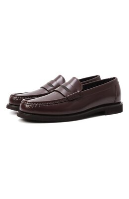 Brunello Cucinelli: Бордовые лоферы 