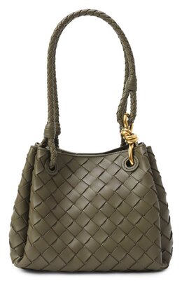 Bottega Veneta: Сумка цвета хаки 