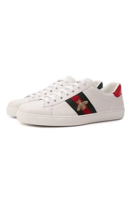 Gucci: Белые кеды  Ace