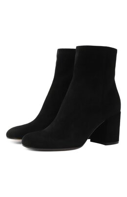 Gianvito Rossi: Чёрные ботинки 