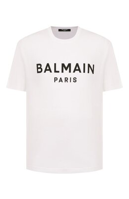 Balmain: Хлопковая футболка 