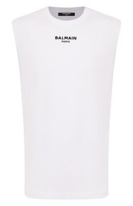 Balmain: Хлопковая майка 