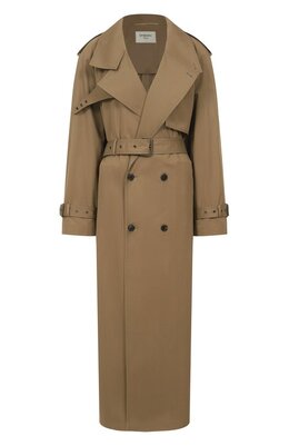 Saint Laurent: Хлопковый плащ 