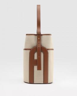 FURLA: Коричневая сумка 