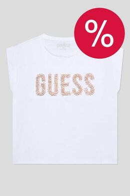 Guess: Хлопковая футболка 