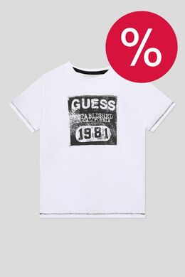 Guess: Хлопковая футболка 