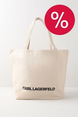 Karl Lagerfeld: Бежевая сумка 