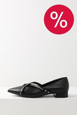 Karl Lagerfeld: Чёрные балетки 