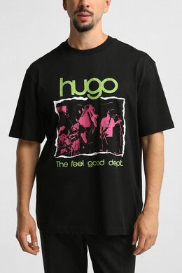 HUGO: Хлопковая футболка 