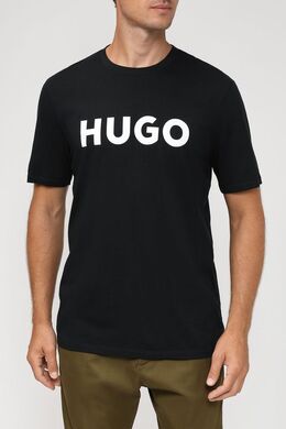 HUGO: Хлопковая футболка 