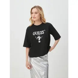 GUESS: Чёрная футболка 