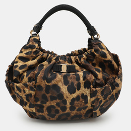Salvatore Ferragamo: Коричневая сумка  Vara Bow