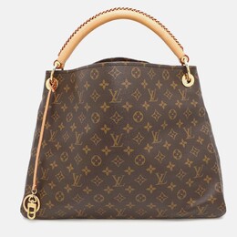 Louis Vuitton: Коричневая сумка на руку 