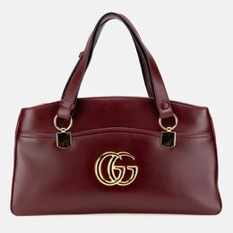 Gucci: Бордовая сумка  Arli