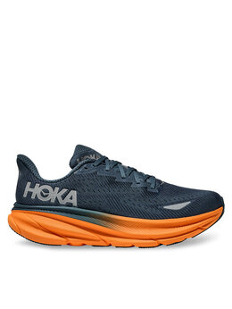 HOKA: Чёрные кроссовки 