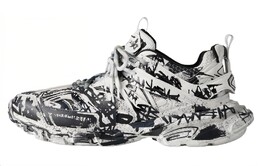 Balenciaga: Чёрные кроссовки 