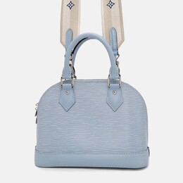 Louis Vuitton: Голубая сумка  Alma BB