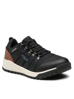 Fila: Чёрные кроссовки 