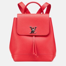Louis Vuitton: Красный рюкзак 
