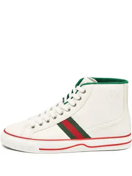 Gucci Pre-Owned: Белые кроссовки 
