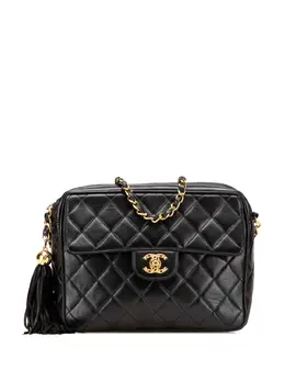 CHANEL Pre-Owned: Чёрная сумка 