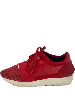 Balenciaga Pre-Owned: Красные кроссовки 
