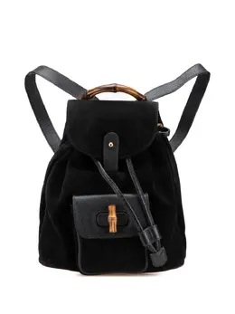 Gucci Pre-Owned: Чёрный рюкзак 