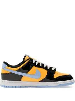 Nike: Чёрные кроссовки  Dunk Low Retro