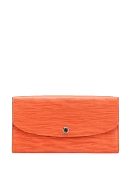 Louis Vuitton Pre-Owned: Оранжевый кошелёк 