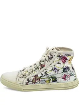 Gucci Pre-Owned: Белые кроссовки 