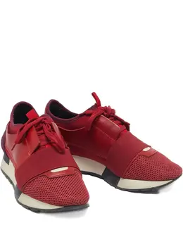 Balenciaga Pre-Owned: Красные кроссовки 