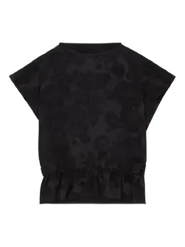 MM6 Maison Margiela: Блуза с растительным принтом 