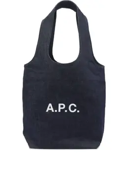 A.P.C.: Синяя сумка-шоппер  Ninon