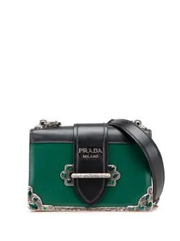 Prada Pre-Owned: Чёрная сумка через плечо 