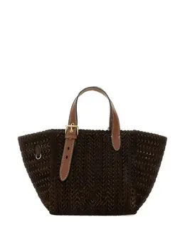 Anya Hindmarch: Коричневая сумка-шоппер 