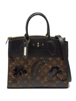 Louis Vuitton Pre-Owned: Чёрная сумка-шоппер 