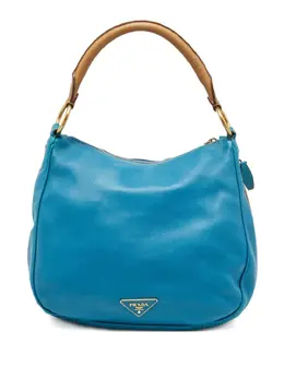 Prada Pre-Owned: Голубая сумка 