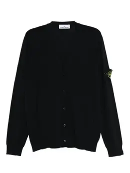 Stone Island: Кардиган из шерсти 