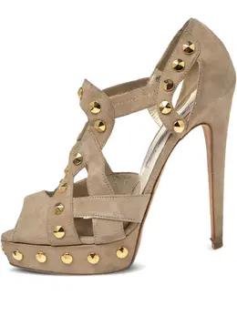 Brian Atwood: Бежевые туфли 