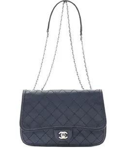 CHANEL Pre-Owned: Синяя сумка 