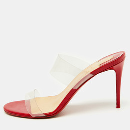 Christian Louboutin: Прозрачные сандалии 