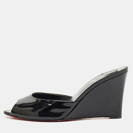 Christian Louboutin: Чёрные сандалии 