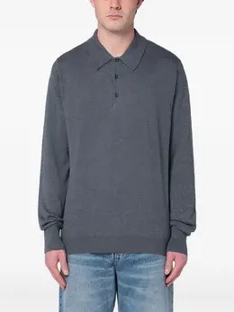 John Smedley: Поло с длинным рукавом 