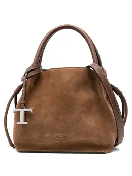 Tod's: Коричневая сумка-шоппер 